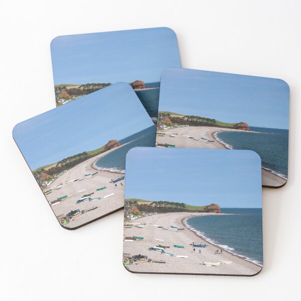Item preview, Budleigh Salterton Pebble Beach - Iconic Red Cliffs of the Jurassic Coast, Devon designed and sold by leonwoods.