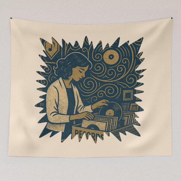 Item preview, Discovering Stories In Spinning Vinyl designed and sold by EdvvinStudios.