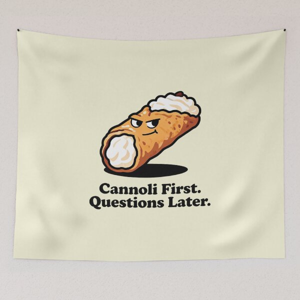 Item preview, Cannolo - cannoli first, questions later. designed and sold by andromeda-redd.