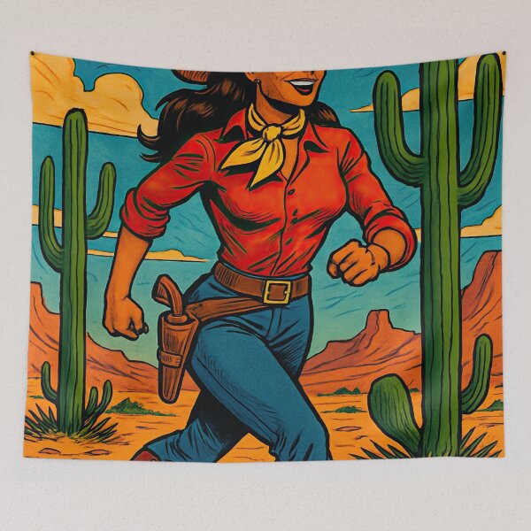 Item preview, Cowgirl | Comics stylCartoone -  designed and sold by ComicsFactory.