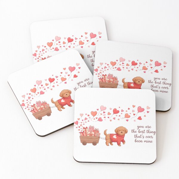 Item preview, Valentine Day Dog – You Are the Best Thing Love Hearts Gift  designed and sold by Shivartdesign36.