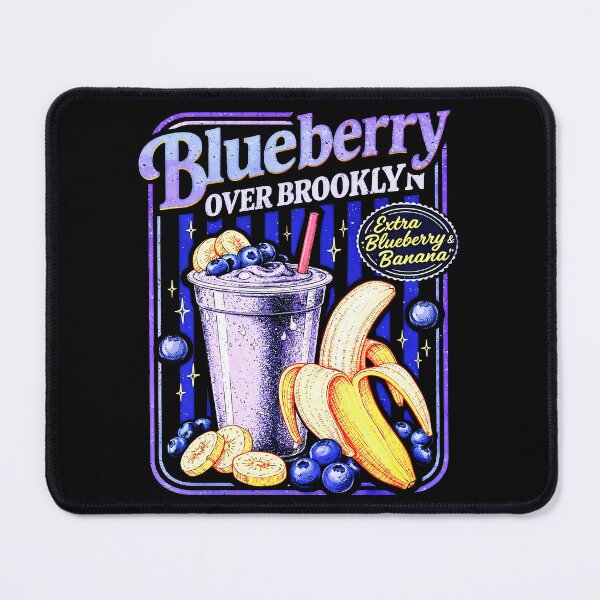 Item preview, Retro 80s Diner blue berry Over Brooklyn Extra Banana Lover designed and sold by gear-posters.