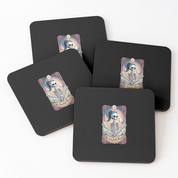 Artikelvorschau, Baseball Mama Tarotkarte Skelett Baseball Mama Muttertag entworfen und verkauft von orlodrake.