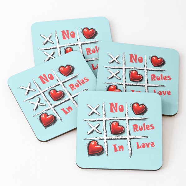 Item preview, No rules in love. Game of tic-tac-toe. designed and sold by Natart1004.