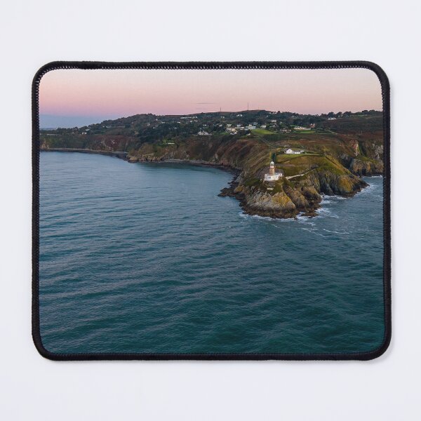 Item preview, Baily Lighthouse Howth — Aerial Coastal Photography, Dublin Ireland designed and sold by Martindoran.