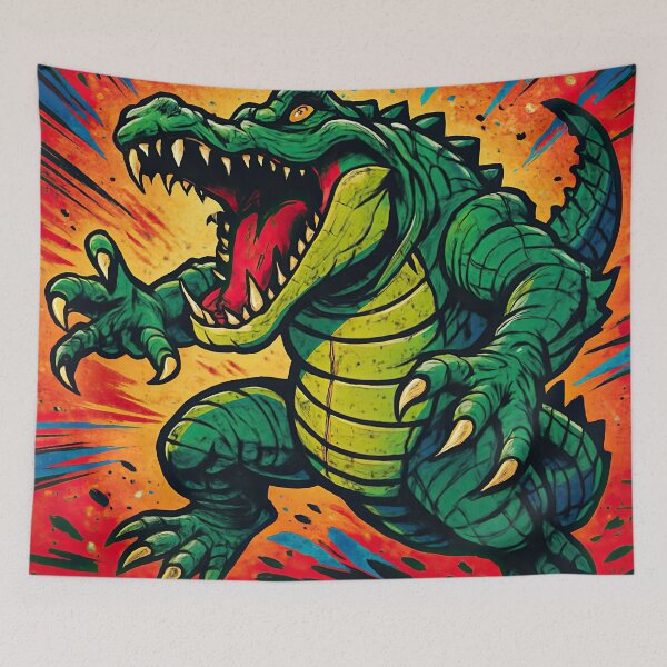 Item preview, Crocodile | Comics stylCartoone -  designed and sold by ComicsFactory.