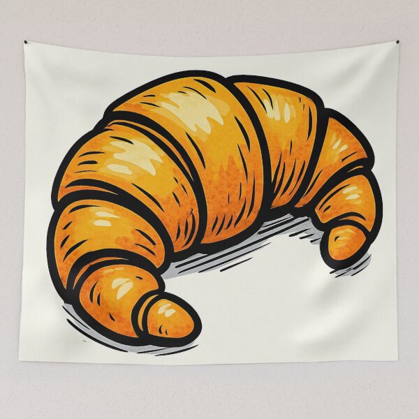 Item preview, Croissant | Comics stylCartoone -  designed and sold by ComicsFactory.