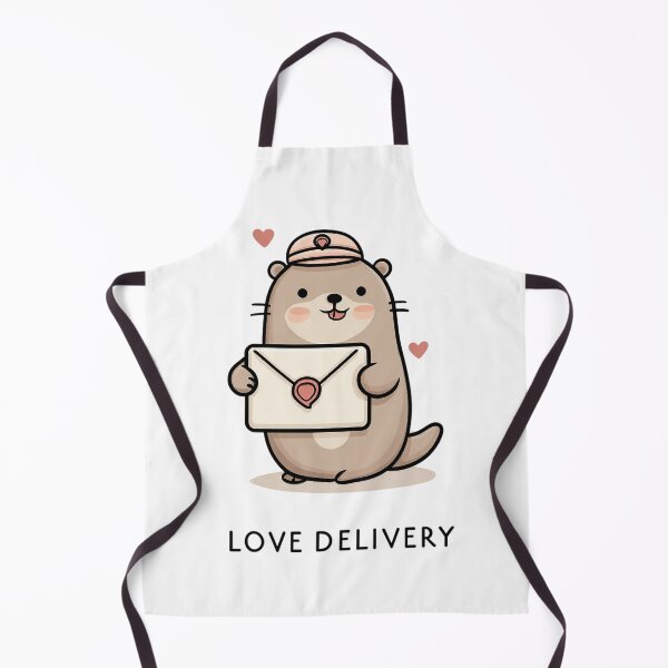 Item preview, Love Delivery Otter Mail Carrier designed and sold by CritterSquad.