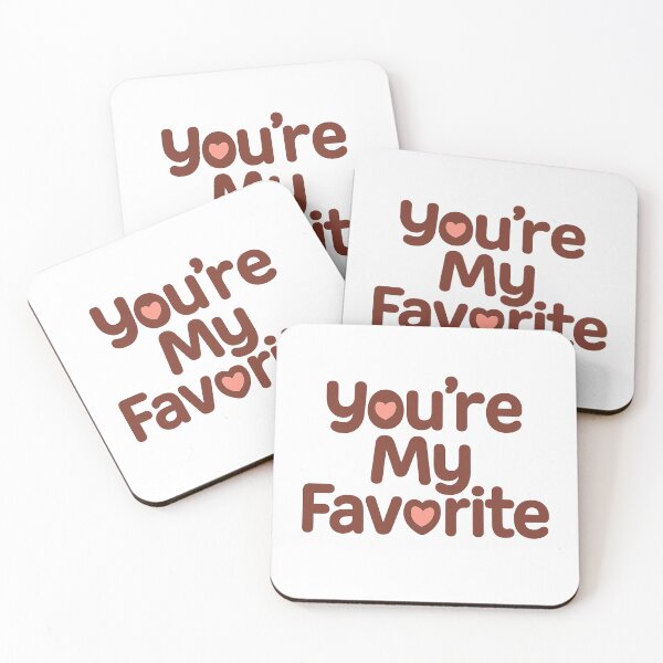 Item preview, You're My Favorite - Cute Minimalist Valentine Typography designed and sold by MKreative Studio.