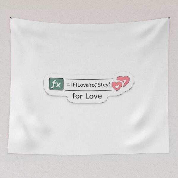 Item preview, IF Love Formula Sticker (fx) designed and sold by TechNoChaos.
