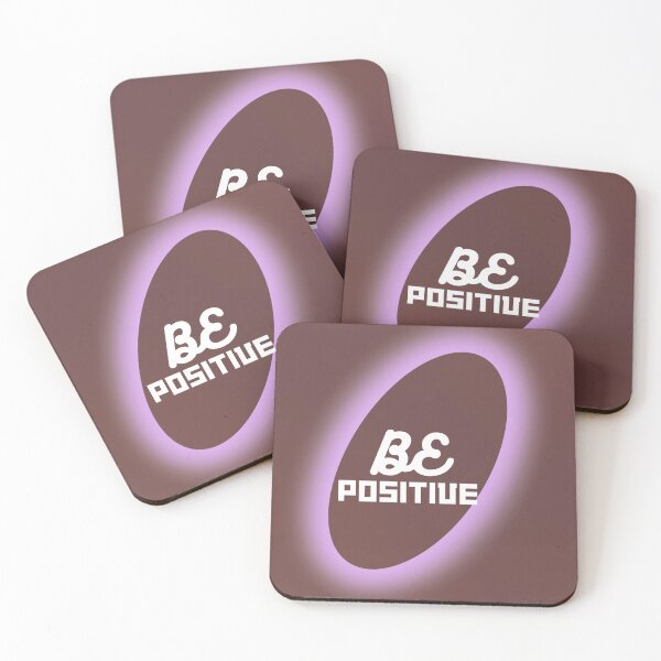 Item preview, Be Positive Minimal Typography Art | Motivational Quote Abstract Design designed and sold by NilofaDesigns.