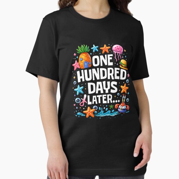 Item preview, One Hundred Days Later... Spongebob Squarepants Parody designed and sold by ChicTeeshop.