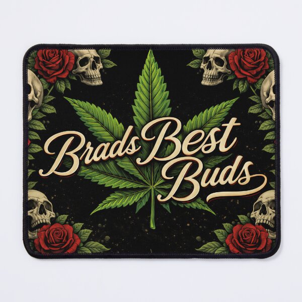 Item preview, Roses & Bones: Brad’s Best Buds Emblem designed and sold by BradsBestBuds.