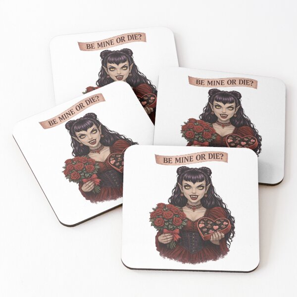 Item preview, Horror Valentines Goth Girl – Dark Cute Valentine designed and sold by PRfoxy.