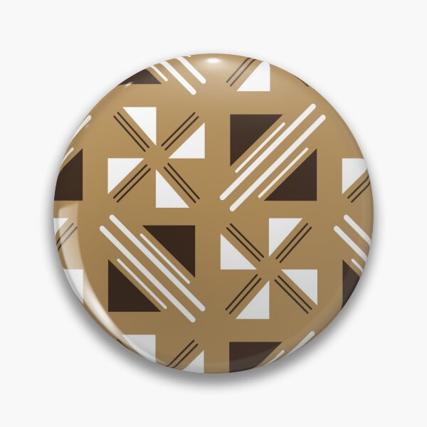 Item preview, Traditional Bogolan Pattern from Mali - Chic Ethnic Art designed and sold by Wolagno.