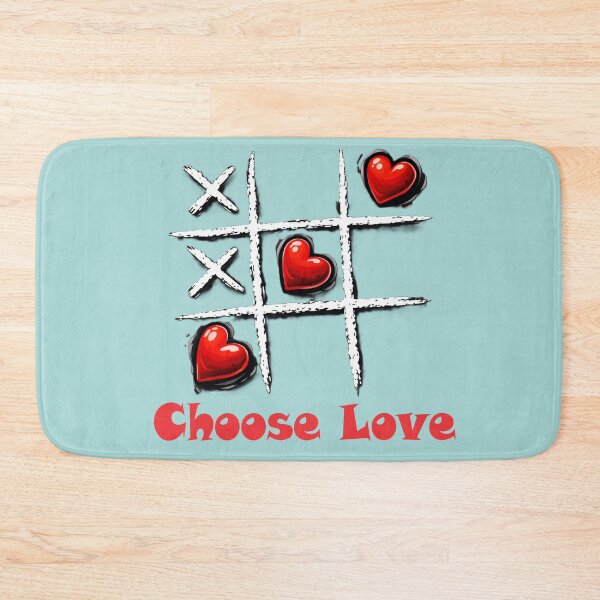 Item preview, Choose love. Game of tic-tac-toe. designed and sold by Natart1004.