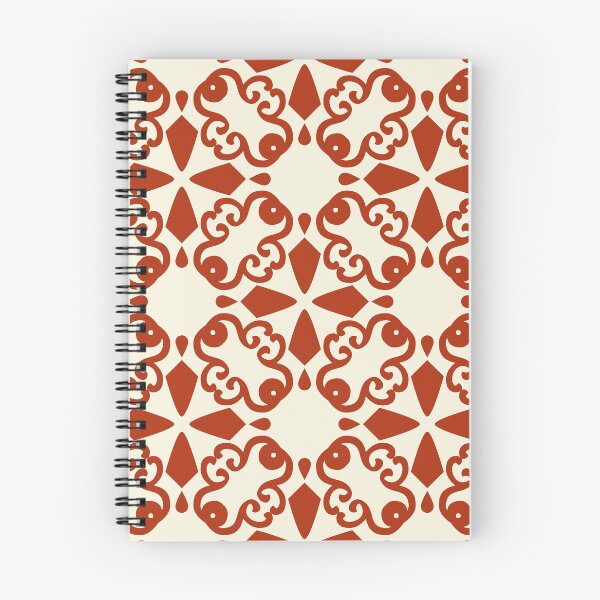Item preview, Classical Red and Cream Renaissance Style Florals Ornament Seamless Pattern designed and sold by Chercheryellow.