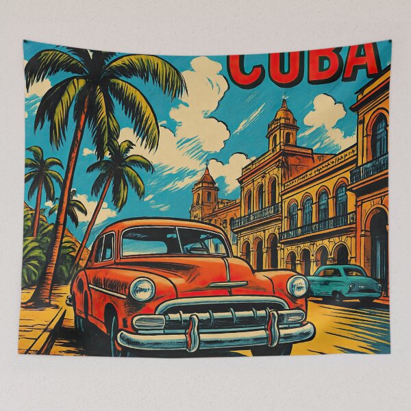 Item preview, Cuba landscape | Comics stylCartoone -  designed and sold by ComicsFactory.