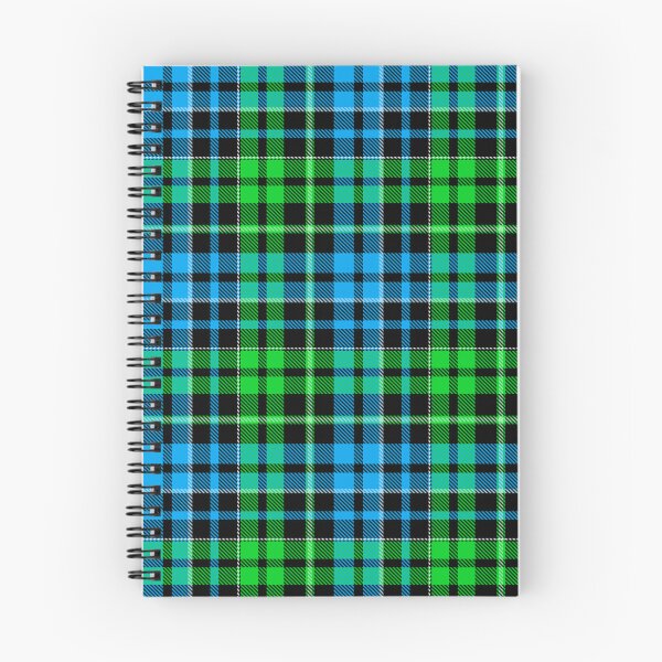 Item preview, Blue and Green Tartan Plaid On Black Background  designed and sold by PatternTitan.