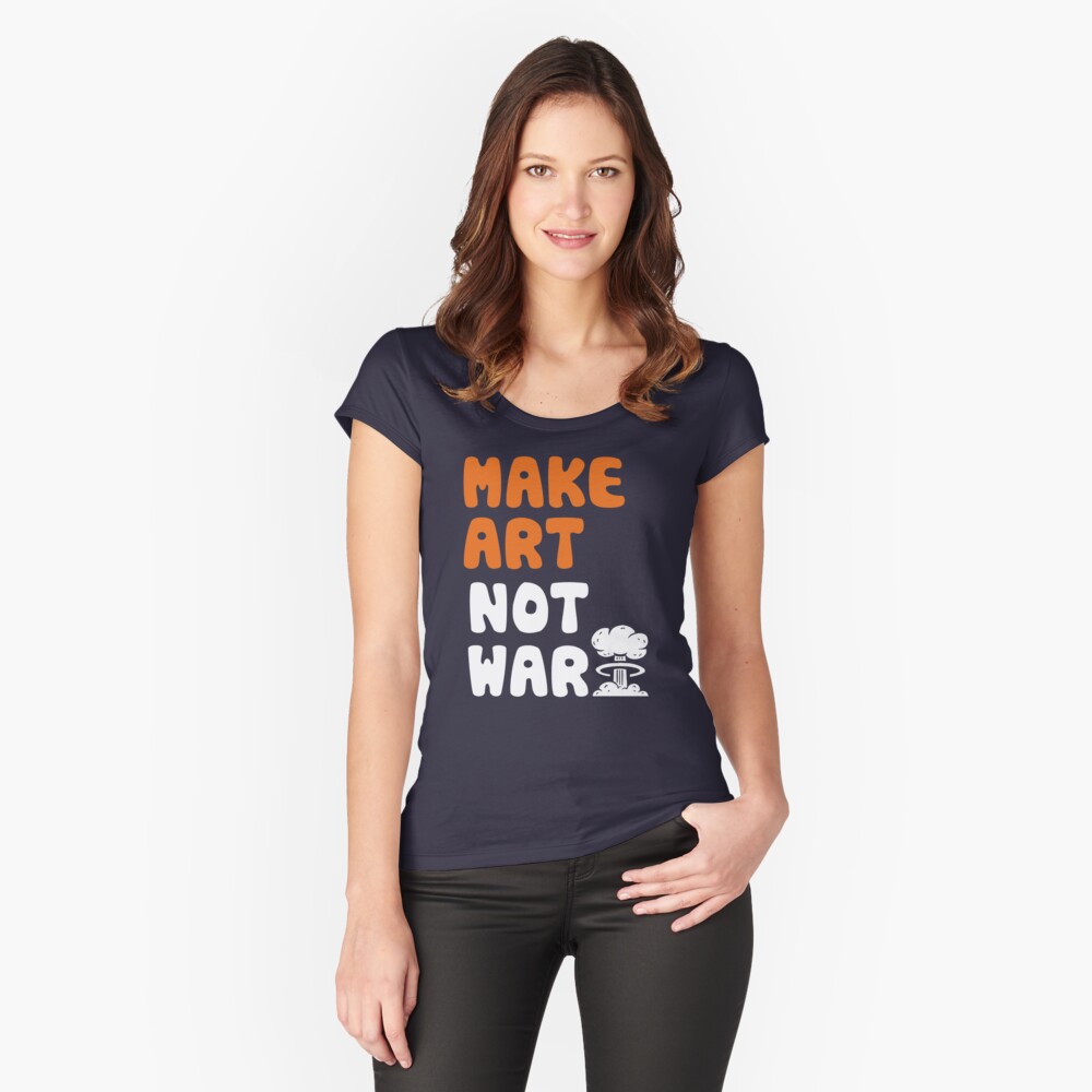 Item preview, Fitted Scoop T-Shirt designed and sold by BootsBoots.