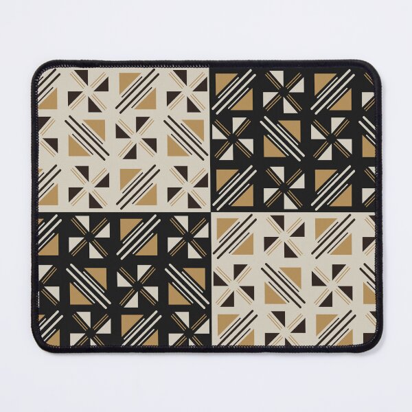 Item preview, Traditional Bogolan Pattern from Mali - Chic Ethnic Art designed and sold by Wolagno.