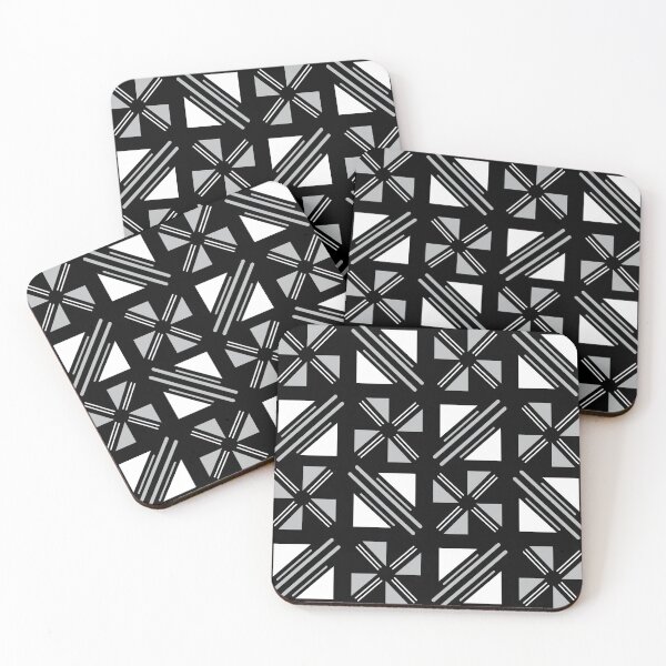 Item preview, Traditional Bogolan Pattern from Mali - Chic Ethnic Art designed and sold by Wolagno.