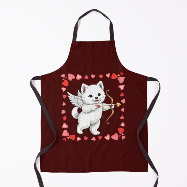 Item preview, Cute Cupid Samoyed Dog with Hearts – Valentine’s Day Puppy Love designed and sold by The Real Life Symphony.