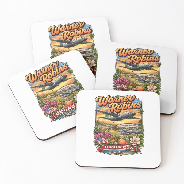 Item preview, Warner Robins Georgia Retro Aviation Town Design designed and sold by Stilll Waters Studio.