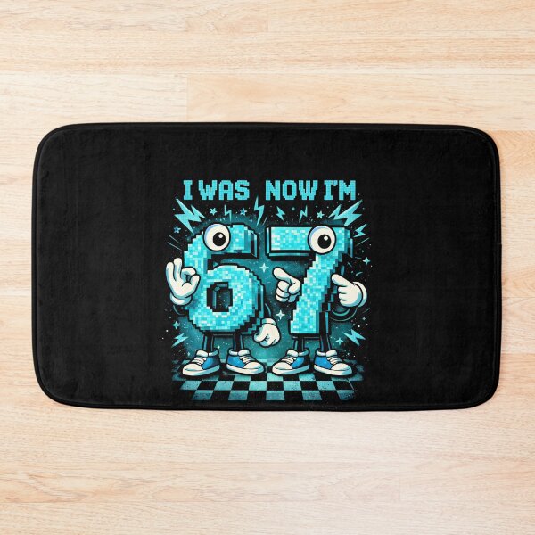 Item preview, I Was Now I'm 67 Funny Birthday Senior Citizen designed and sold by SofenArt.