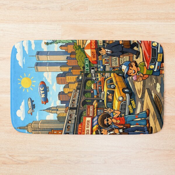 Item preview, New York Lifestyle – Harlem, Broadway, Manhattan & Neon City Vibes designed and sold by Arte Cartoon From TagTeam Group.