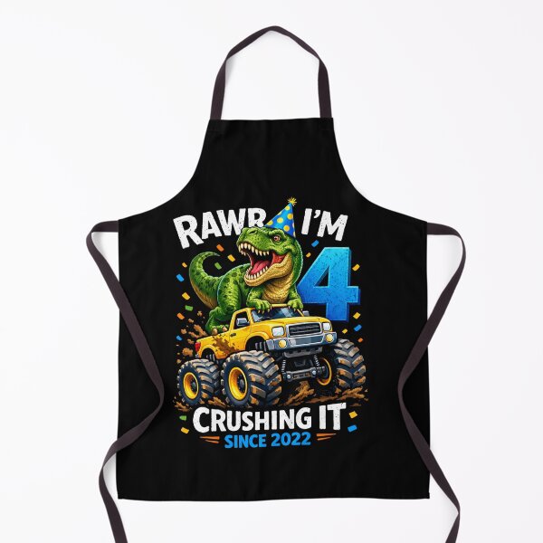Item preview, Rawr I'm 4 Crushing It Since 2022 Birthday Boy designed and sold by SofenArt.