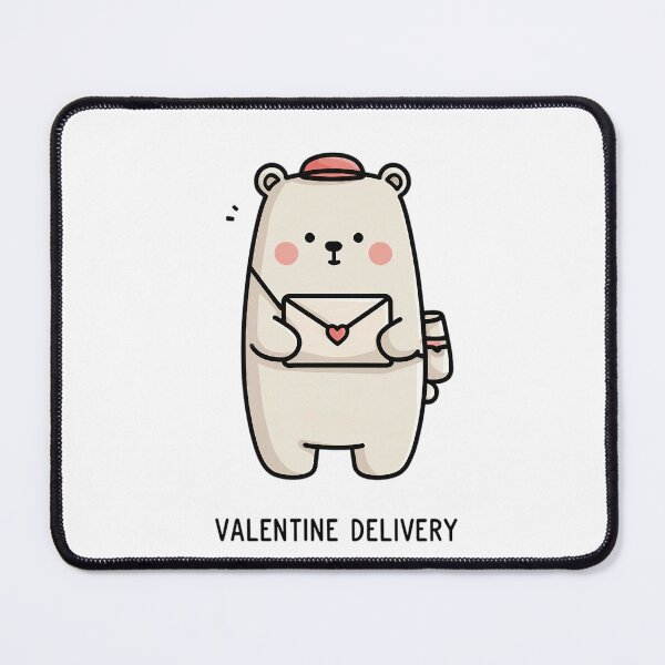 Item preview, Valentine Delivery Bear Love Mail designed and sold by CritterSquad.