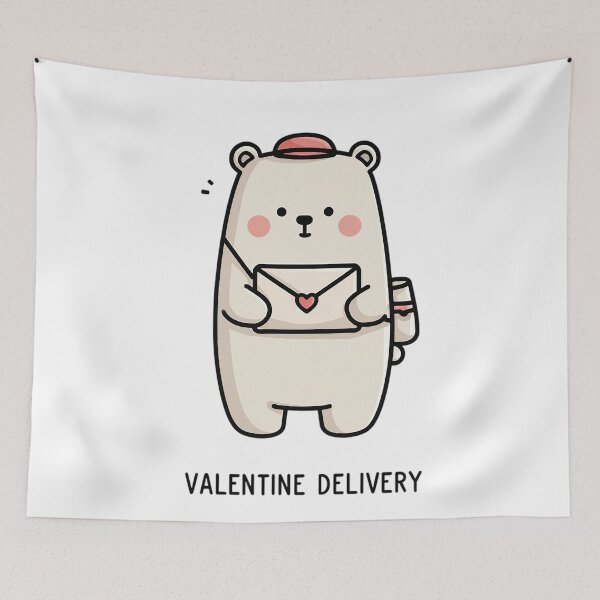 Item preview, Valentine Delivery Bear Love Mail designed and sold by CritterSquad.