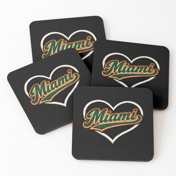 Item preview, Miami Heart College Sports Fan designed and sold by SofenArt.