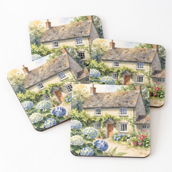 Item preview, Escape to your English quaint cottage surrounded by hydrangeas and fuchsias designed and sold by Ponted.