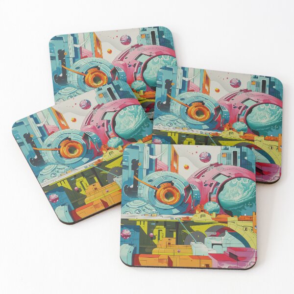 Item preview, Colourful Future 5 designed and sold by The Imaginary Artist .