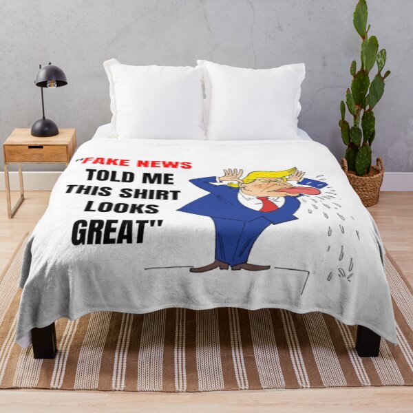 Item preview, Fake news told me this shirt looks great designed and sold by Cloch-art.