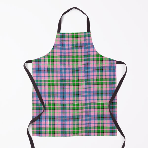 Item preview, Blue and Green Tartan Plaid On Pink Background designed and sold by PatternTitan.