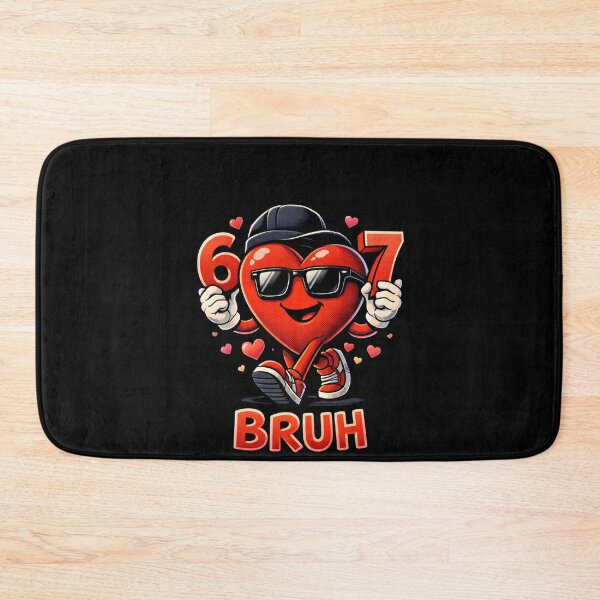 Item preview, 607 Bruh Heart Valentine's Day Funny designed and sold by SofenArt.