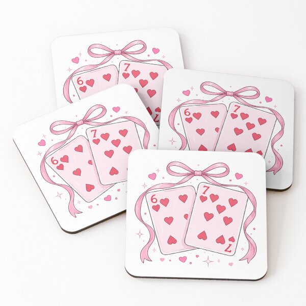 Item preview, 67 Hearts Valentine Meme Playing Cards – Cute Romantic Love Illustration designed and sold by BrainBubbleArt.