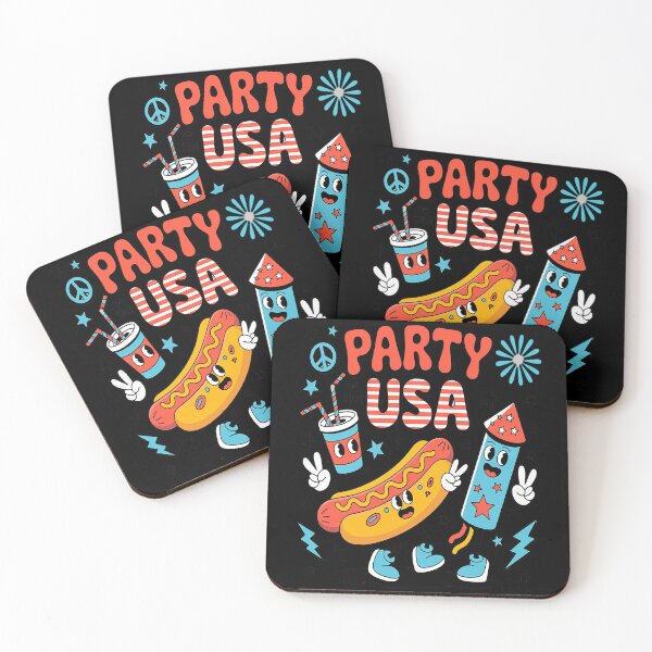 Item preview, Party In The USA Flag Groovy 4th Of July Patriotic designed and sold by Lucaseinar.
