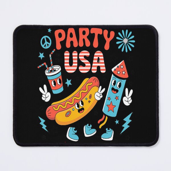 Item preview, Party In The USA Flag Groovy 4th Of July Patriotic designed and sold by Lucaseinar.