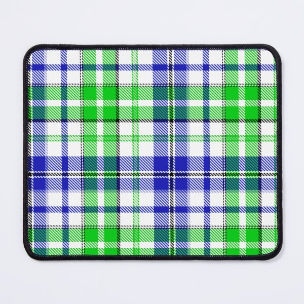 Item preview, Blue and Green Tartan Plaid On White Background designed and sold by PatternTitan.