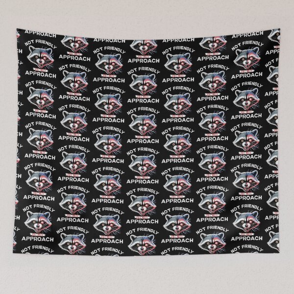 Item preview, Funny Raccoon Do Not Approach designed and sold by Betsytiptoe.