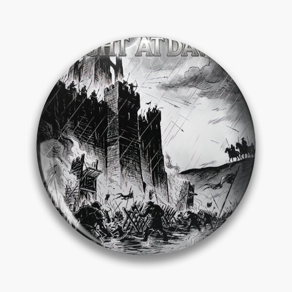 Item preview, Epic Dawn Battle at Mountain Fortress designed and sold by Retr0Tshirts.