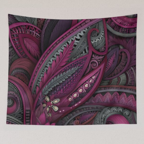 Item preview, New Zealand Māori Paua Pattern Koru Design 766 designed and sold by GrinGalore.