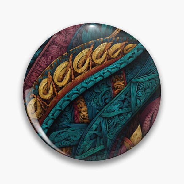 Item preview, New Zealand Māori Paua Pattern Koru Design 767 designed and sold by GrinGalore.