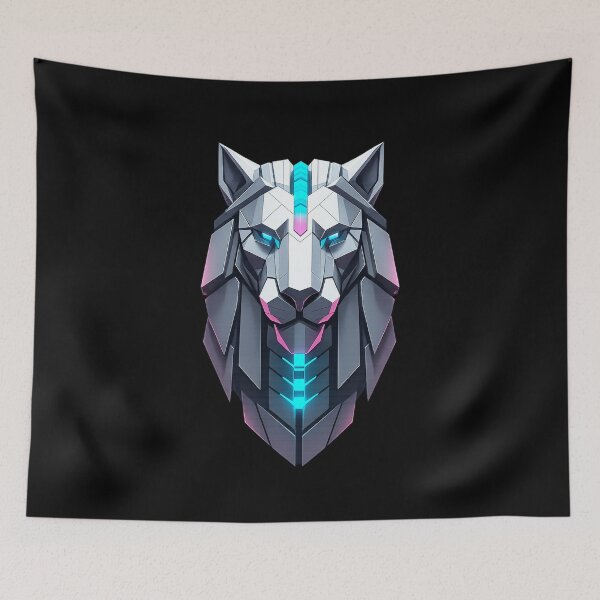 Item preview, FUTURISTIC TOTEM-LION designed and sold by RICK-TURNER.