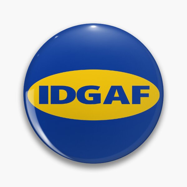 Item preview, IDGAF Logo – IKEA Style Parody Design designed and sold by VoglR.