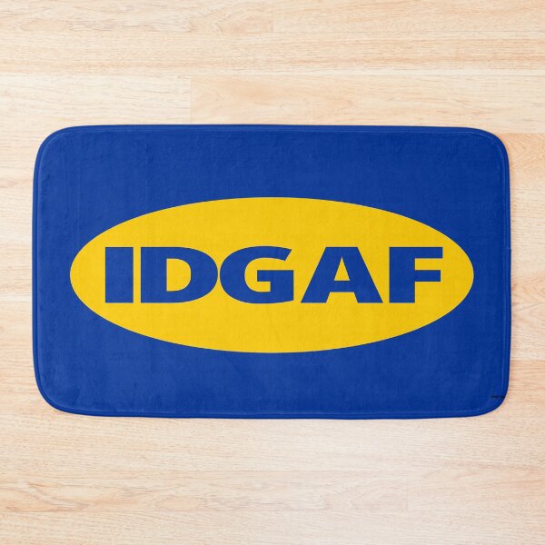 Item preview, IDGAF Logo – IKEA Style Parody Design designed and sold by VoglR.